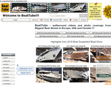 Tablet Screenshot of boattube.net